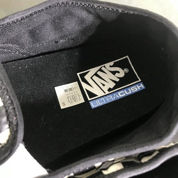 Vans Slip-On Slip Ultracush Slippers Men's Size 8 Black White Checkerboa New - Picture 10 of 12